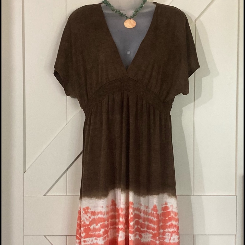 NWOT Tie-dye Mossimo kimono style dress, size M.